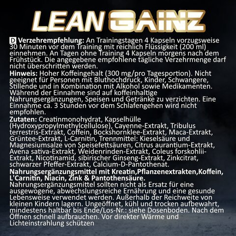 Lean Gainz - The Body Transformer